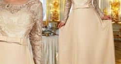 لباس مجلسی بلند پوشیده دخترانه