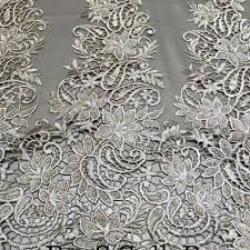 قیمت عمده پارچه گیپور نگین دار ایرانی