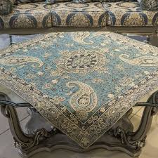 ژورنال رومیزی های ترمه سرمه دوزی شده