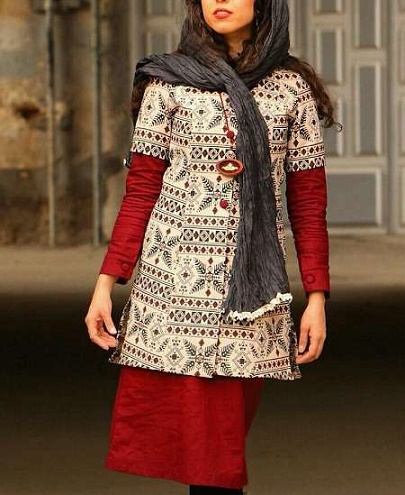 مانتو دامن شیک