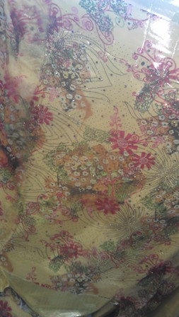 فروش پارچه فوق العاده ی سیلک ایتالیایی آینه کاری شده