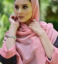 خرید روسری نخی صورتی کم رنگ