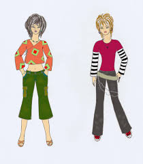 طراحی مدل لباس و انتخاب رنگ