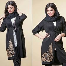 خرید اینترنتی مانتو طرح سنتی زنانه