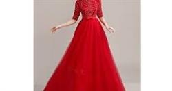 بازار فروش لباس مجلسی ساتن بلند