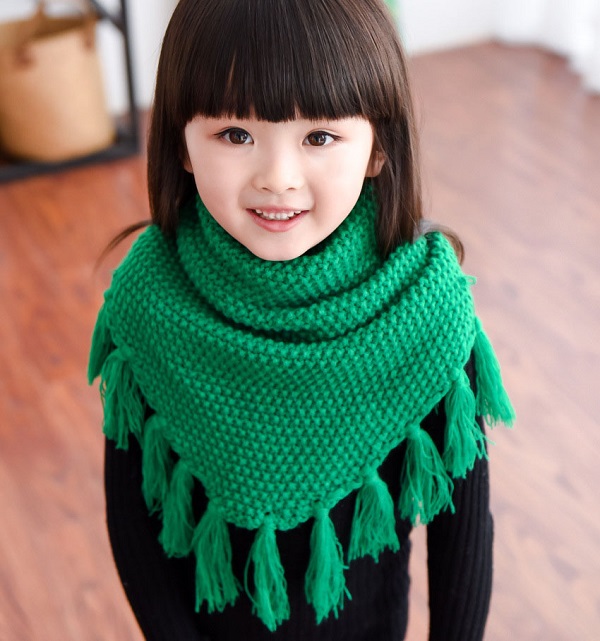 بافت شال گردن بچه گانه